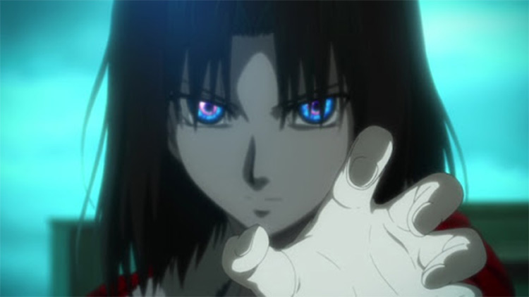Shiki Ryougi in Garden of Sinners - Anime Screenshot