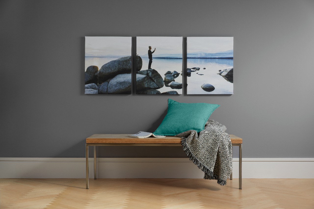single photo spread across multiple canvas