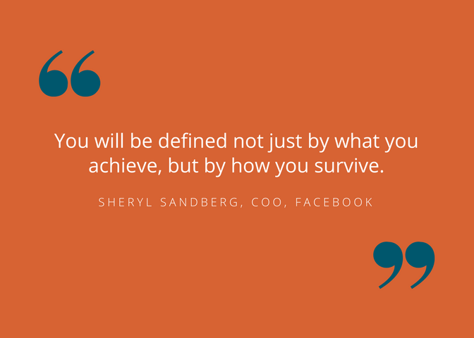 Quote from successful business woman: Sheryl Sandberg