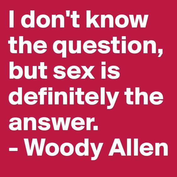 woody allen sex quotes