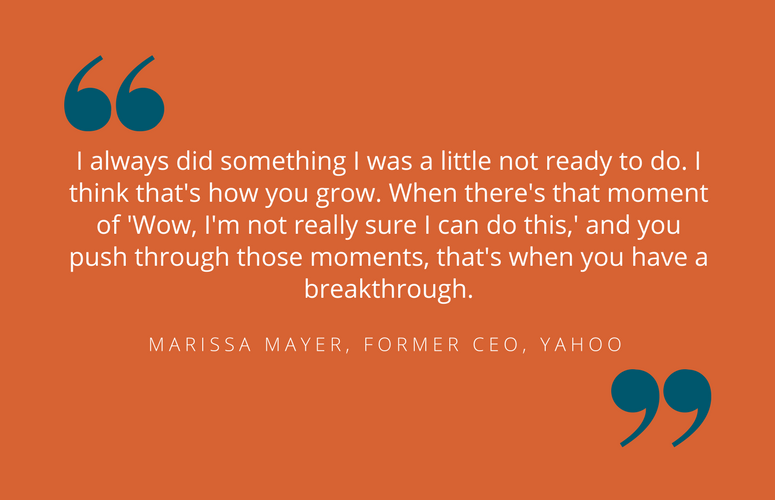 Motivational quote by successful business woman: Marissa Mayer