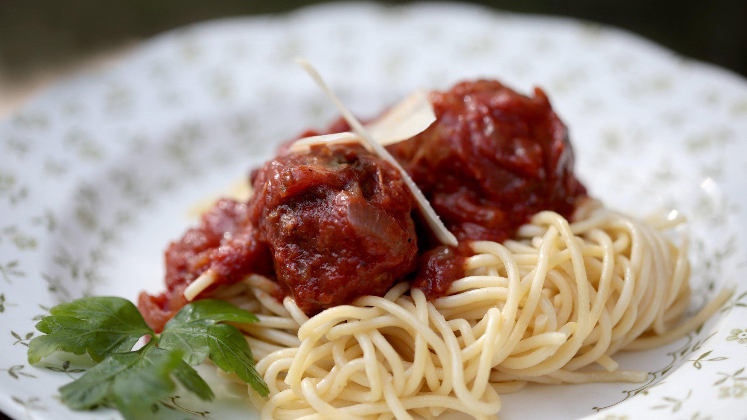 A general rule when forming meatballs is to work quickly and handle them as little as possible.