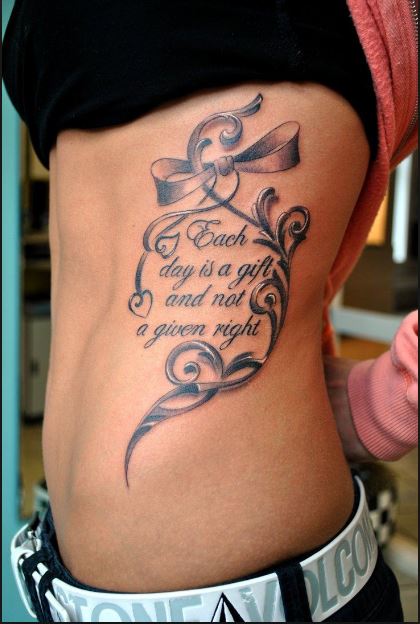 Beautiful Quote Tattoos Design For Girls