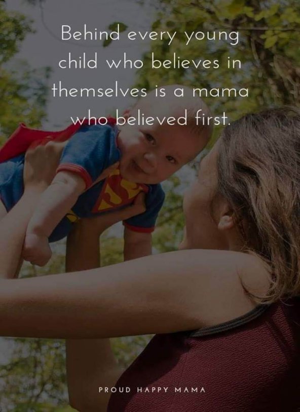 Nice Quotes For Mom | As a parent we try our best to teach our children all about life, but really they are the ones teaching us what life is all about.