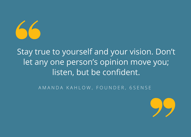 Motivational quote by successful business woman: Amanda Kahlow