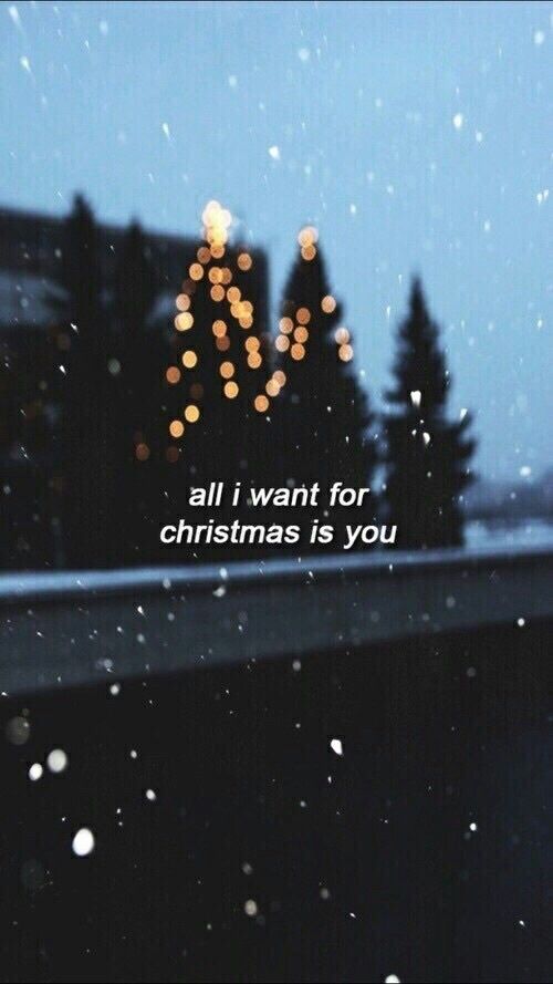 Aesthetic Christmas wallpapers iPhone with quotes
