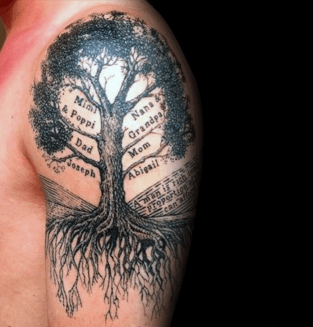 Top 59 Family Tree Tattoo Ideas - [2021 Inspiration Guide]