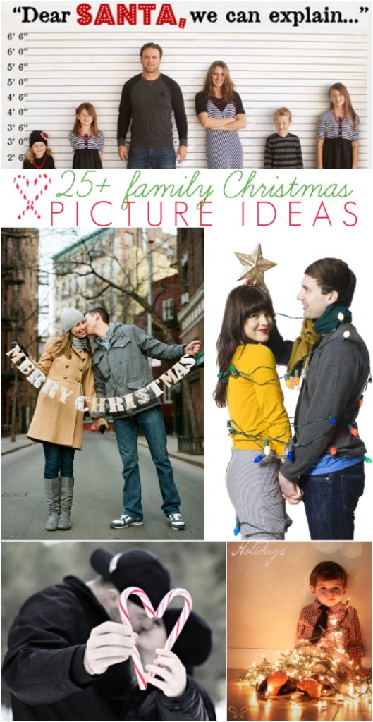 25 +cute family Christmas picture ideas | Lots of inspiration via thegoneapp.com