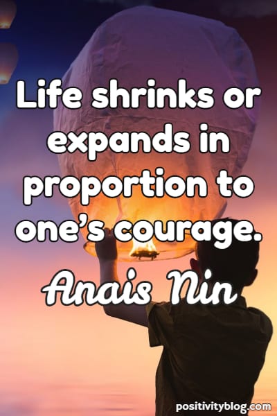Fear Quote By Anais Nin