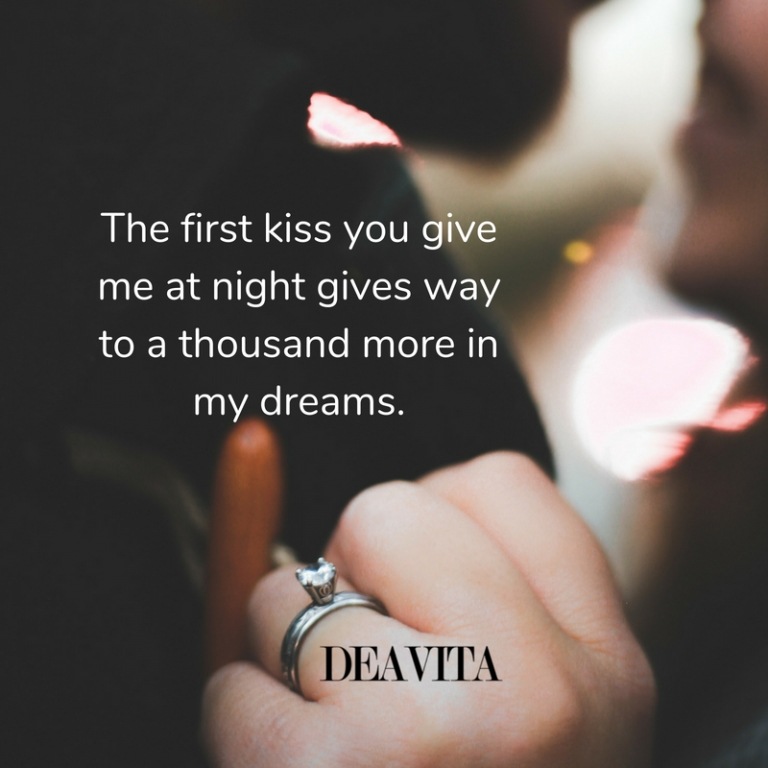 first kiss romantic cards love sayings with photos