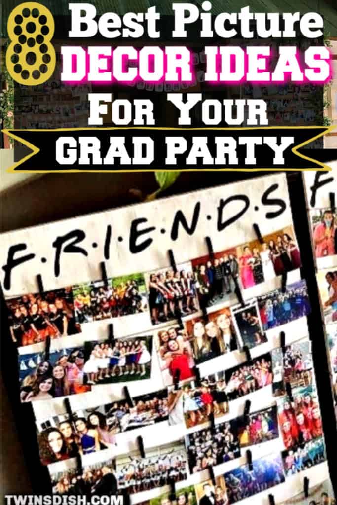 The Best DIY Graduation Party Decoration Ideas using Pictures for every area of your party.