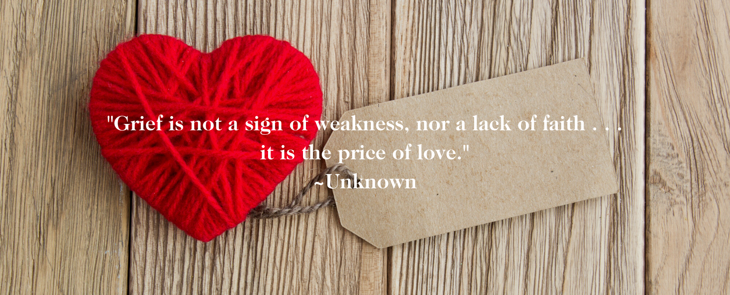 Grief is a price of love quote for healing from miscarriage