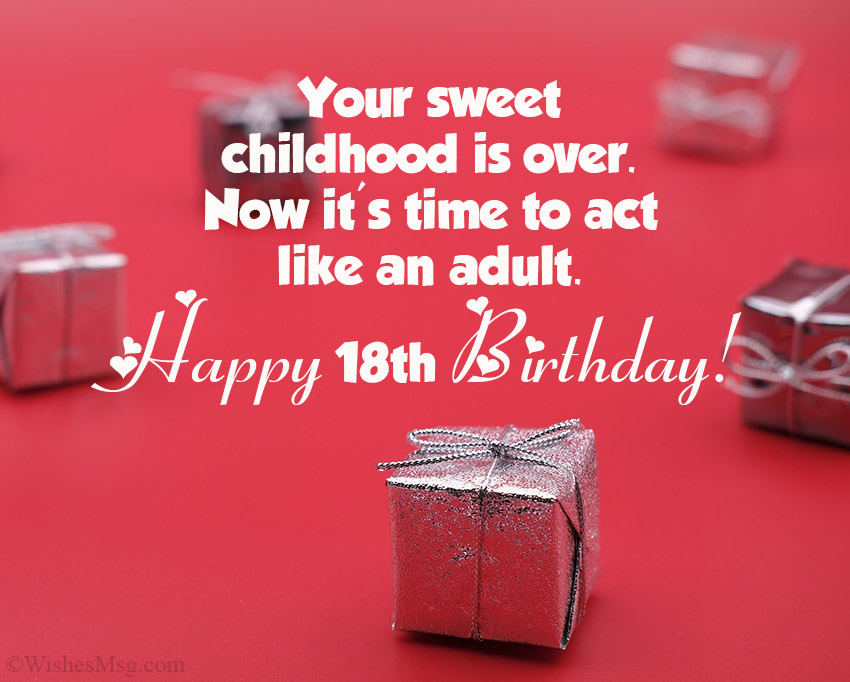Best 18th Birthday Wishes