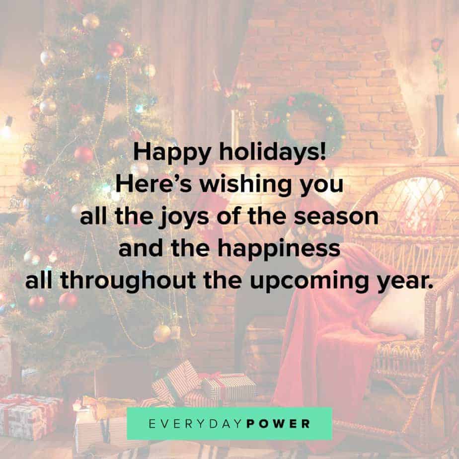 Happy Holidays Quotes wishing you joy