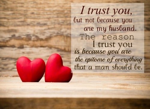 Best Love Husband Quotes Trust