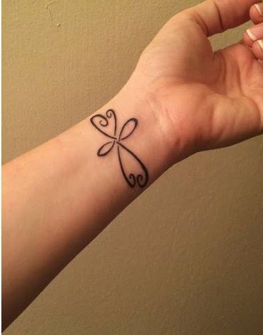 Butterfly Infinity Tattoo