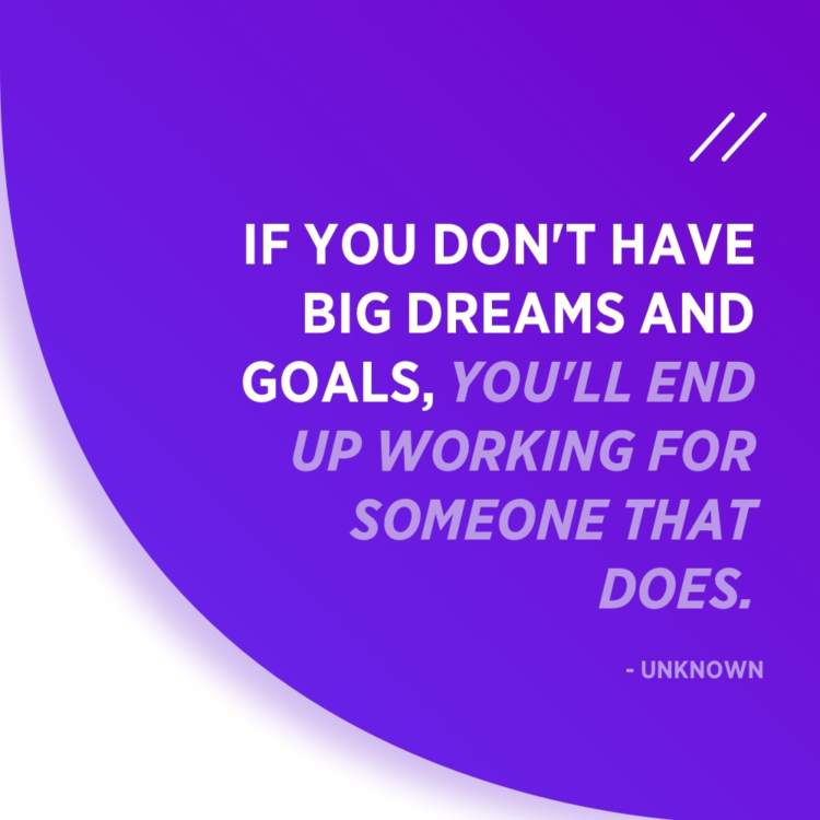 big dreams quote