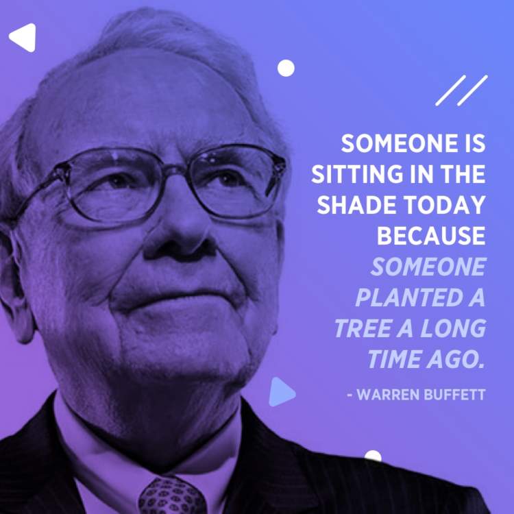 warren buffett tree shade quote