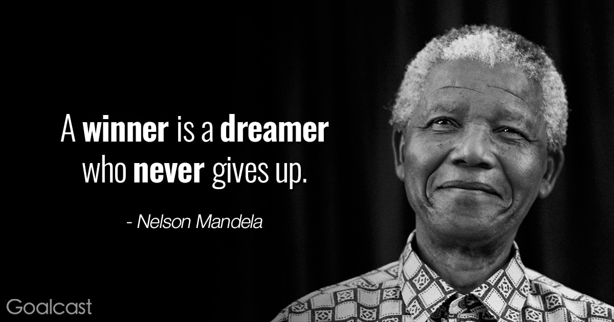 Inspiring Nelson Mandela quotes - I never lose, I either win or learn.