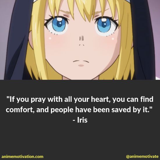 iris quotes fire force