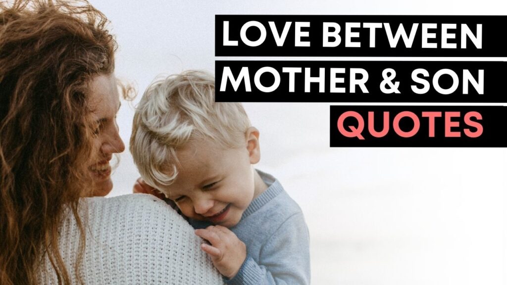 Love Between Mother And Son Quotes - YouTube Video Cover