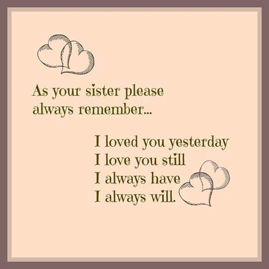 Love Sister Always