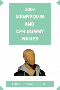 Mannequin Names
