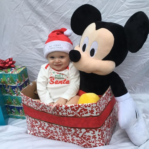 Mickey Christmas Pictures - Baby