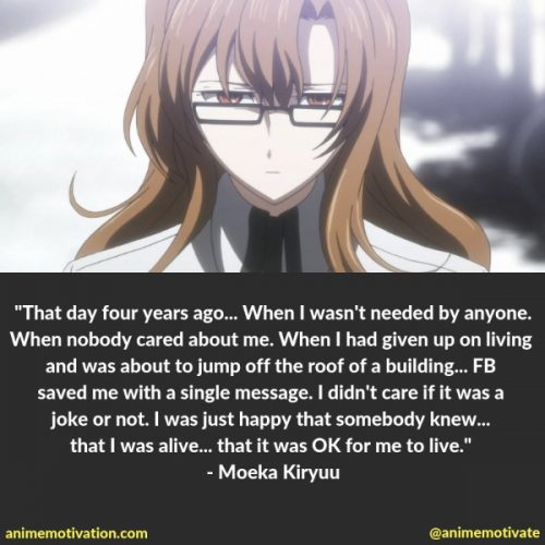 Moeka Kiryuu quotes