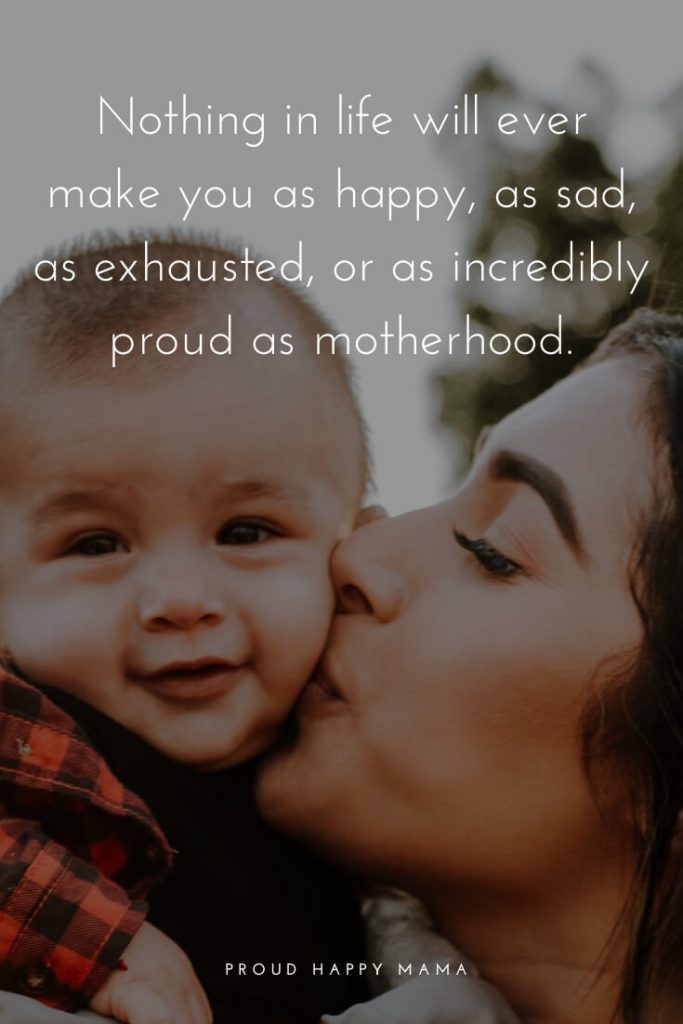 Quotes About Being A Mum | Happiness is when your child comes and hugs you just because.