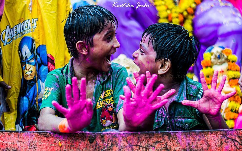 Krutika Joshi colorful children portraits