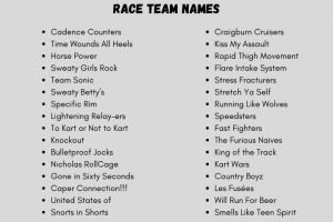 Racing Team Names