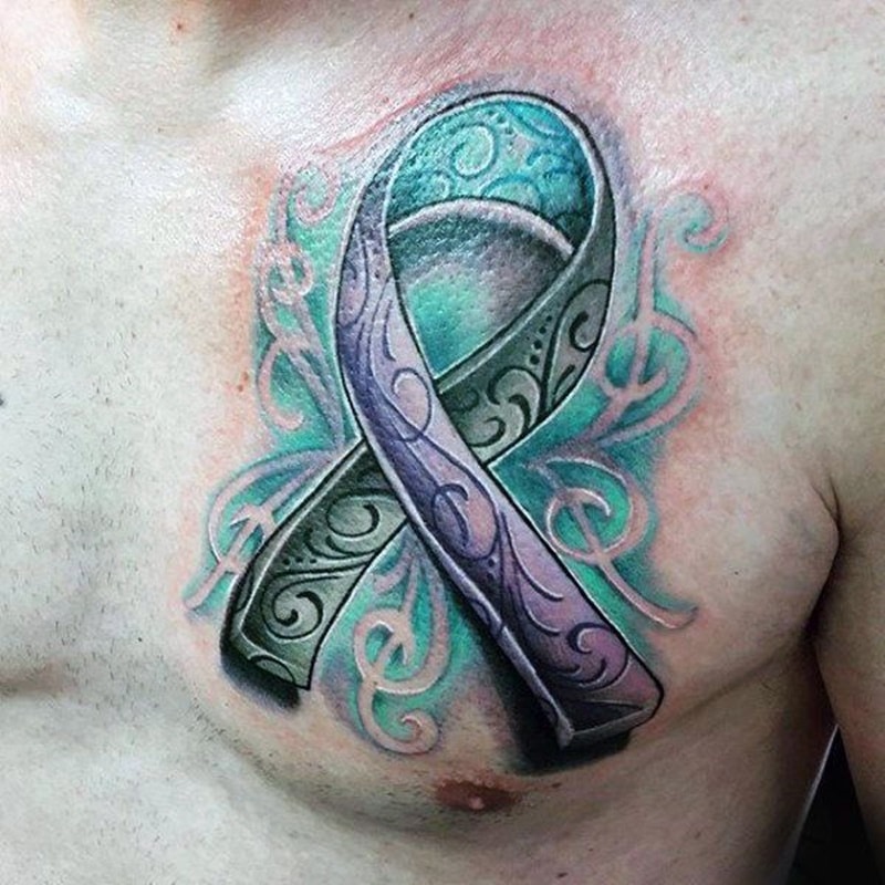 ribbon-tattoos