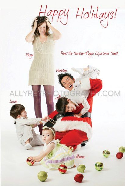 Silly family Christmas picture ideas