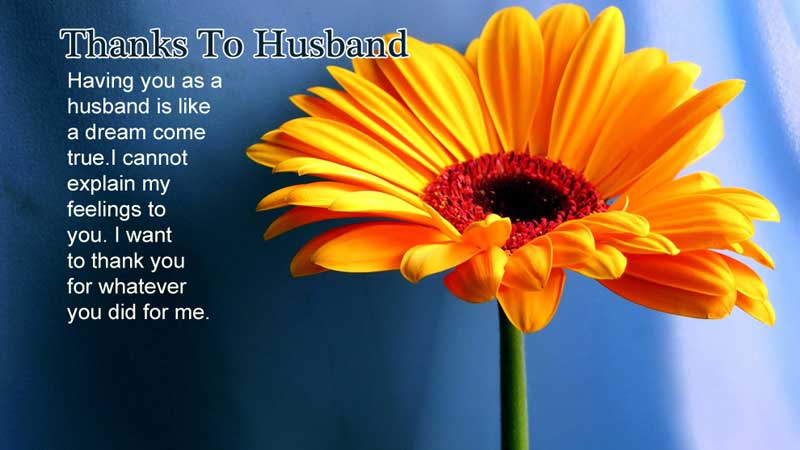 thank you husband quotes