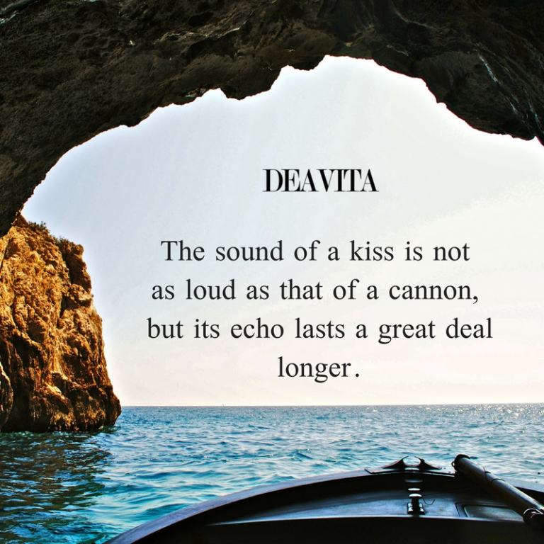 The sound of a kiss romantic quotes and inspirational sayings