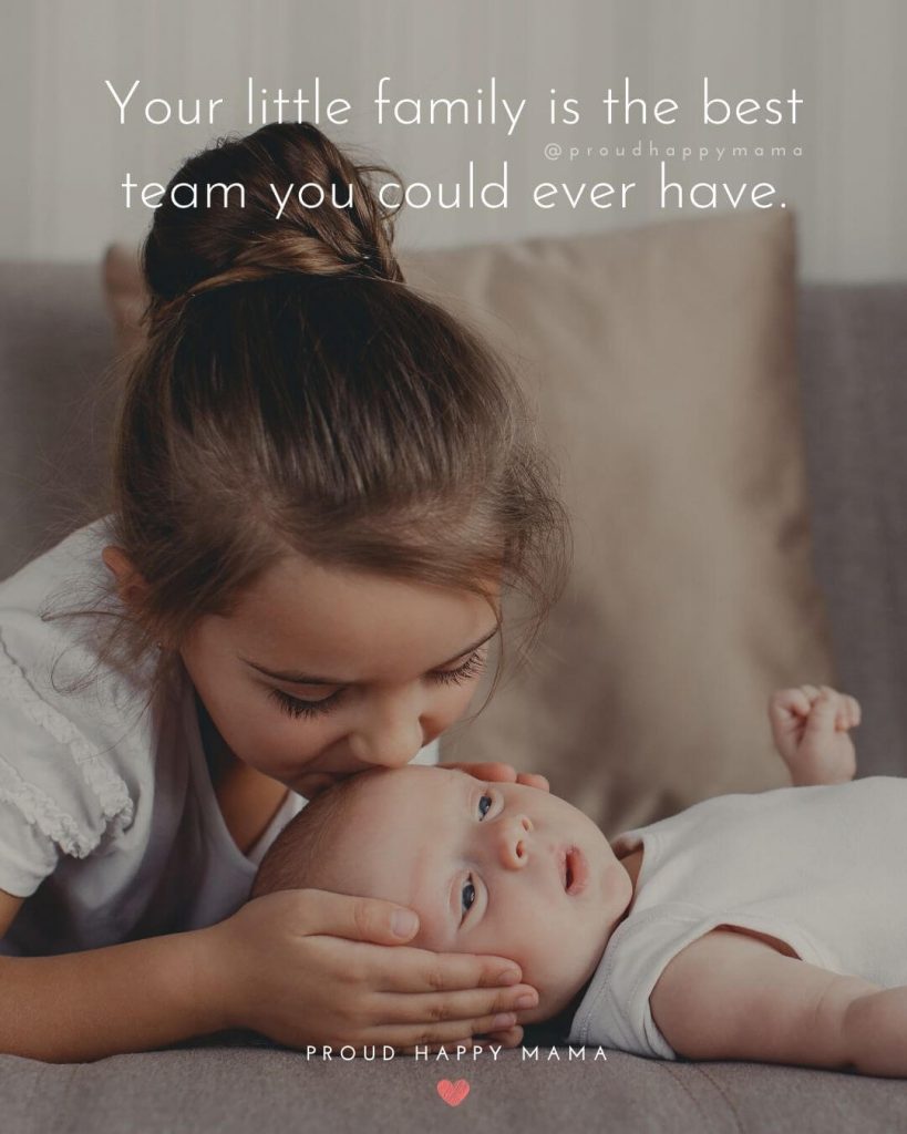 Welcome Baby Boy Quotes | Your little family is the best team you could ever have.